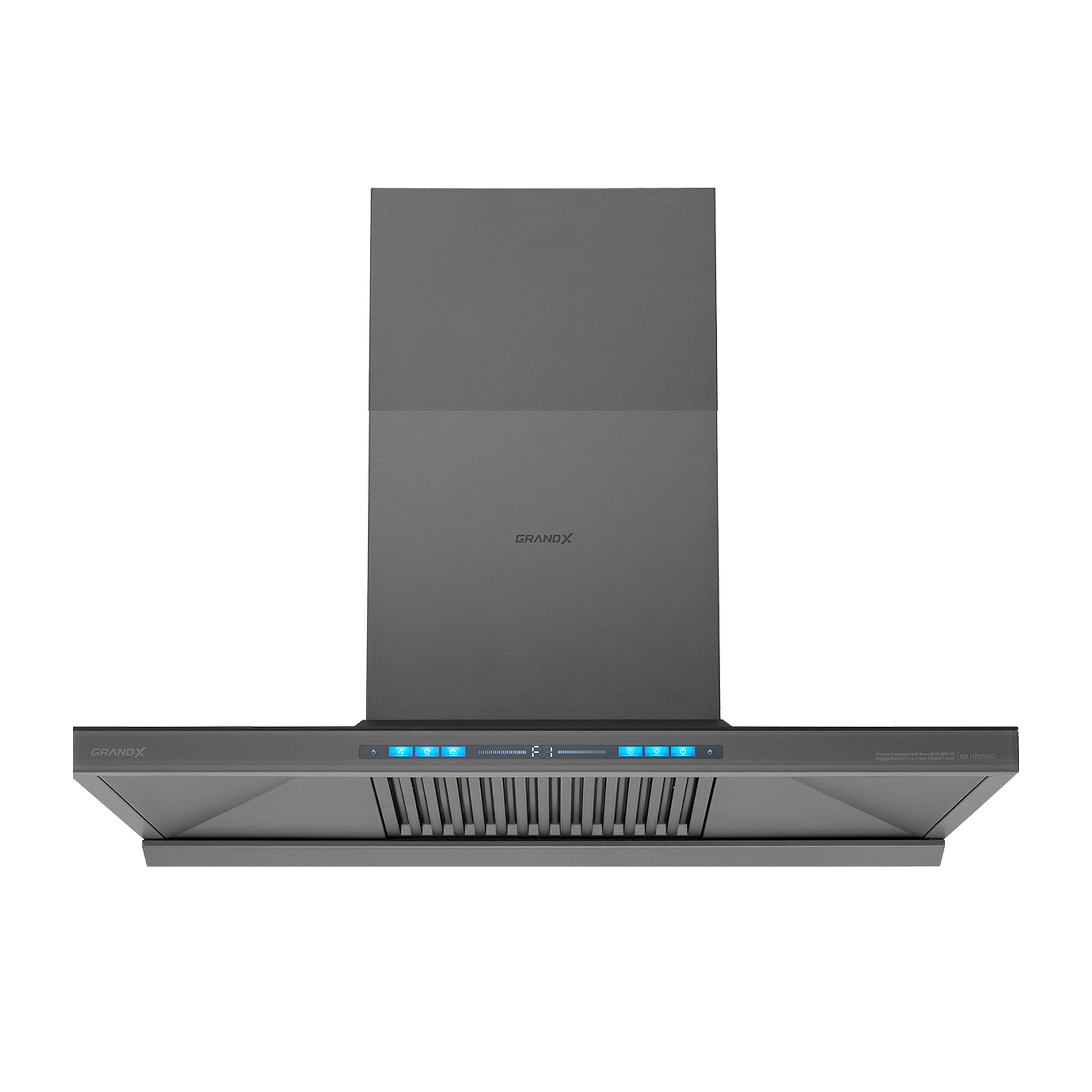 Hút mùi chữ T GRANDX GX H70T81GSG, rộng 70cm